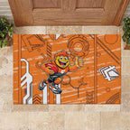 Greater Western Sydney Giants Rubber Doormat Mascot Cartoon Football Illustration Style