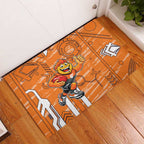 Greater Western Sydney Giants Rubber Doormat Mascot Cartoon Football Illustration Style