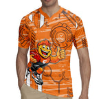 Greater Western Sydney Giants Rugby Jersey Mascot Cartoon Football Illustration Style