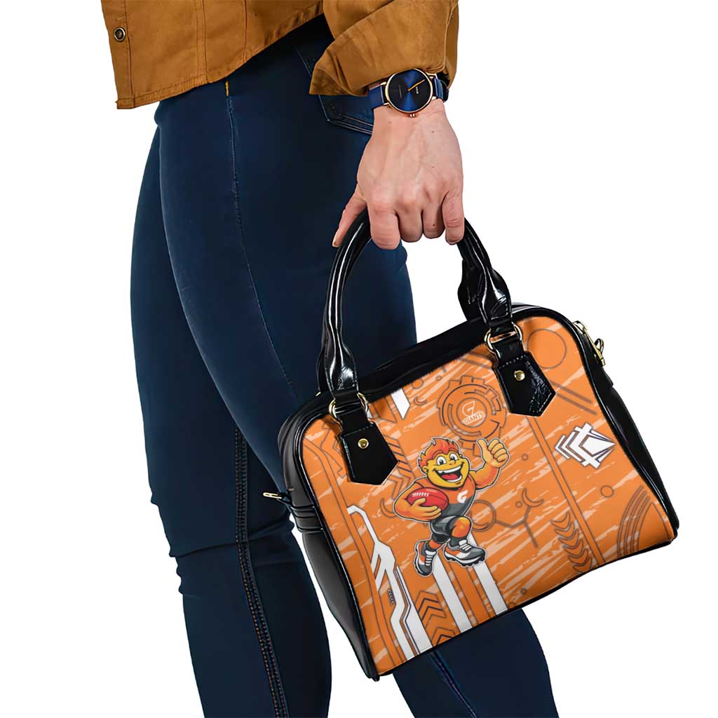 Greater Western Sydney Giants Shoulder Handbag Mascot Cartoon Football Illustration Style
