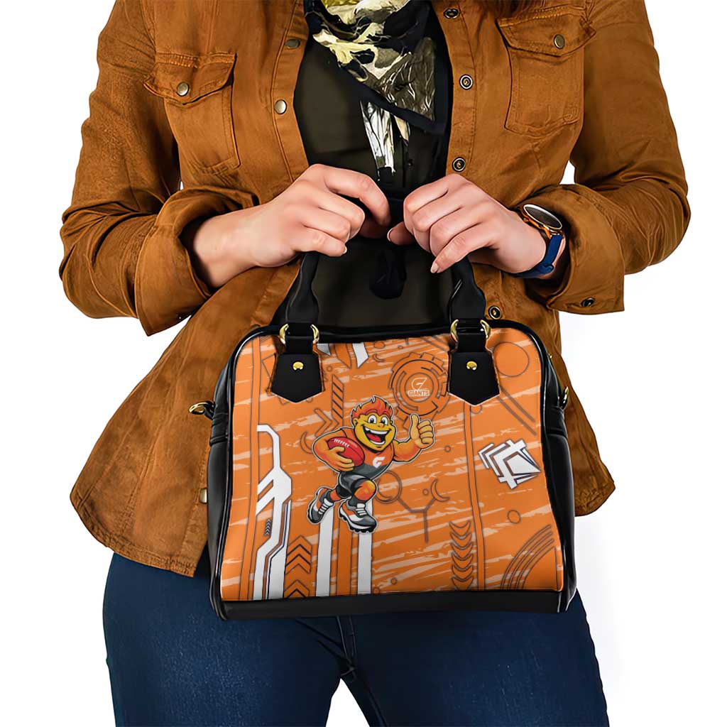 Greater Western Sydney Giants Shoulder Handbag Mascot Cartoon Football Illustration Style