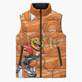 Greater Western Sydney Giants Sleeveless Puffer Jacket Mascot Cartoon Football Illustration Style