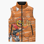 Greater Western Sydney Giants Sleeveless Puffer Jacket Mascot Cartoon Football Illustration Style