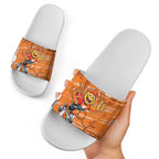 Greater Western Sydney Giants Slide Sandals Mascot Cartoon Football Illustration Style
