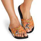 Greater Western Sydney Giants Slide Sandals Mascot Cartoon Football Illustration Style