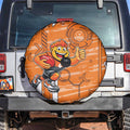 Greater Western Sydney Giants Spare Tire Cover Mascot Cartoon Football Illustration Style