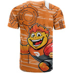 Greater Western Sydney Giants T Shirt Mascot Cartoon Football Illustration Style