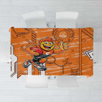 Greater Western Sydney Giants Tablecloth Mascot Cartoon Football Illustration Style