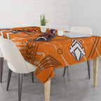 Greater Western Sydney Giants Tablecloth Mascot Cartoon Football Illustration Style