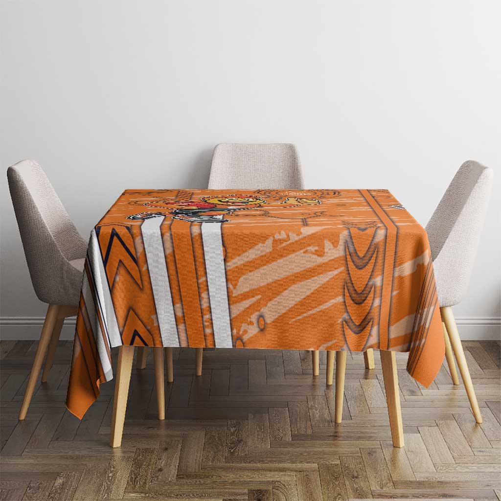 Greater Western Sydney Giants Tablecloth Mascot Cartoon Football Illustration Style