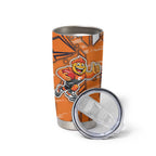 Greater Western Sydney Giants Tumbler Cup Mascot Cartoon Football Illustration Style
