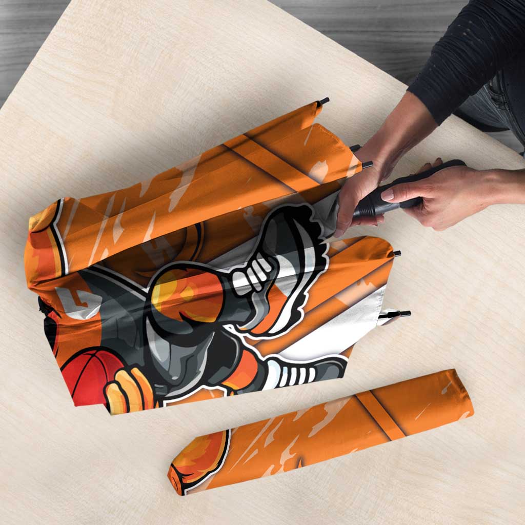 Greater Western Sydney Giants Umbrella Mascot Cartoon Football Illustration Style