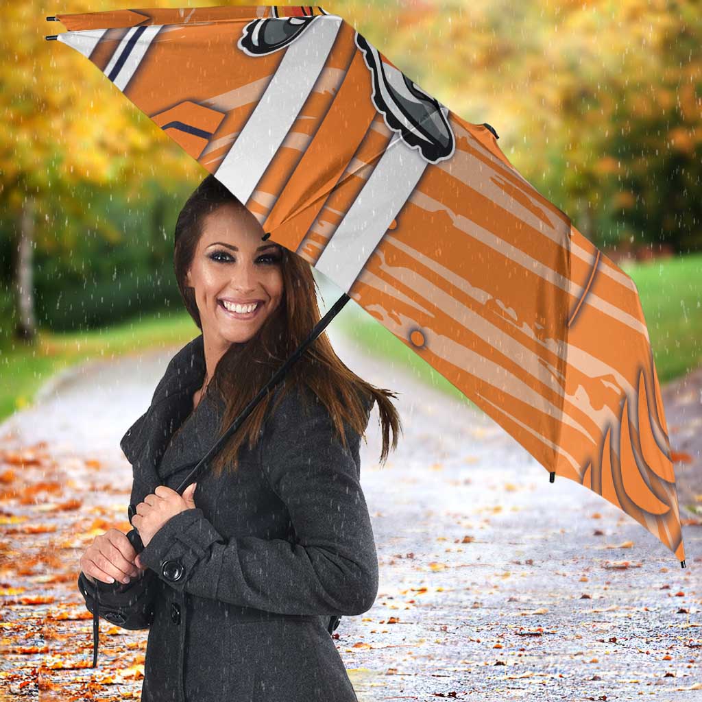 Greater Western Sydney Giants Umbrella Mascot Cartoon Football Illustration Style