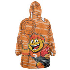 Greater Western Sydney Giants Wearable Blanket Hoodie Mascot Cartoon Football Illustration Style