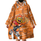 Greater Western Sydney Giants Wearable Blanket Hoodie Mascot Cartoon Football Illustration Style