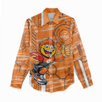 Greater Western Sydney Giants Women Casual Shirt Mascot Cartoon Football Illustration Style