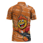 Greater Western Sydney Giants Zipper Polo Shirt Mascot Cartoon Football Illustration Style