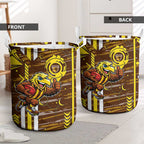 Hawthorn Hawks Laundry Basket Mascot Cartoon Football Illustration Style