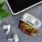 Hawthorn Hawks AirPods Case Mascot Cartoon Football Illustration Style