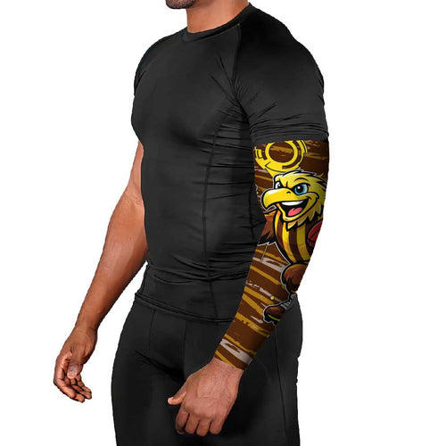 Hawthorn Hawks Arm Sleeves Mascot Cartoon Football Illustration Style