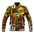 Hawthorn Hawks Baseball Jacket Mascot Cartoon Football Illustration Style