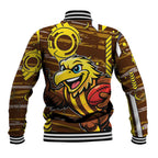 Hawthorn Hawks Baseball Jacket Mascot Cartoon Football Illustration Style