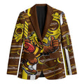 Hawthorn Hawks Blazer Mascot Cartoon Football Illustration Style
