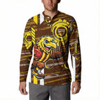 Hawthorn Hawks Button Sweatshirt Mascot Cartoon Football Illustration Style