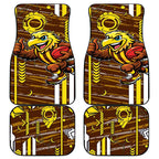 Hawthorn Hawks Car Mats Mascot Cartoon Football Illustration Style