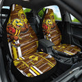 Hawthorn Hawks Car Seat Cover Mascot Cartoon Football Illustration Style