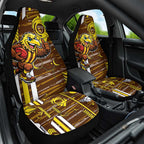 Hawthorn Hawks Car Seat Cover Mascot Cartoon Football Illustration Style