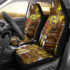 Hawthorn Hawks Car Seat Cover Mascot Cartoon Football Illustration Style
