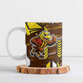 Hawthorn Hawks Ceramic Mug Mascot Cartoon Football Illustration Style