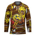 Hawthorn Hawks Hockey Jersey Mascot Cartoon Football Illustration Style