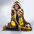Hawthorn Hawks Hooded Blanket Mascot Cartoon Football Illustration Style