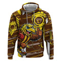 Hawthorn Hawks Hoodie Mascot Cartoon Football Illustration Style