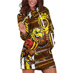 Hawthorn Hawks Hoodie Dress Mascot Cartoon Football Illustration Style