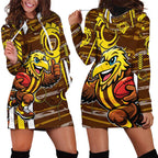 Hawthorn Hawks Hoodie Dress Mascot Cartoon Football Illustration Style