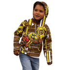 Hawthorn Hawks Kid Hoodie Mascot Cartoon Football Illustration Style