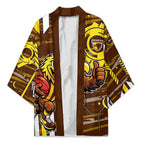 Hawthorn Hawks Kimono Mascot Cartoon Football Illustration Style