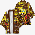Hawthorn Hawks Kimono Mascot Cartoon Football Illustration Style