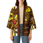 Hawthorn Hawks Kimono Mascot Cartoon Football Illustration Style