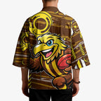 Hawthorn Hawks Kimono Mascot Cartoon Football Illustration Style