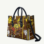 Hawthorn Hawks Leather Bag Mascot Cartoon Football Illustration Style