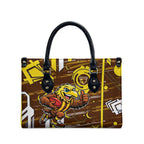 Hawthorn Hawks Leather Bag Mascot Cartoon Football Illustration Style