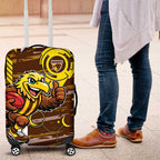 Hawthorn Hawks Luggage Cover Mascot Cartoon Football Illustration Style
