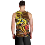 Hawthorn Hawks Men Tank Top Mascot Cartoon Football Illustration Style