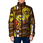 Hawthorn Hawks Padded Jacket Mascot Cartoon Football Illustration Style