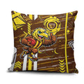 Hawthorn Hawks Pillow Cover Mascot Cartoon Football Illustration Style