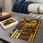 Hawthorn Hawks Puzzle Mascot Cartoon Football Illustration Style